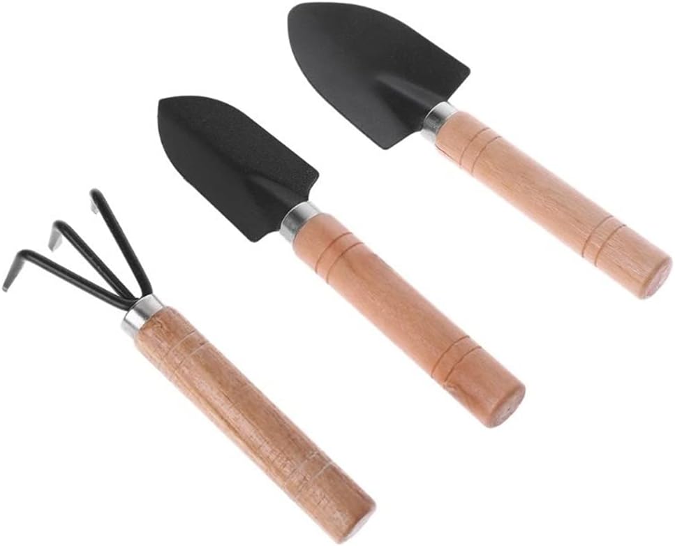 Bonsai Garden Rake - Set di 3 Attrezzi da Giardino: