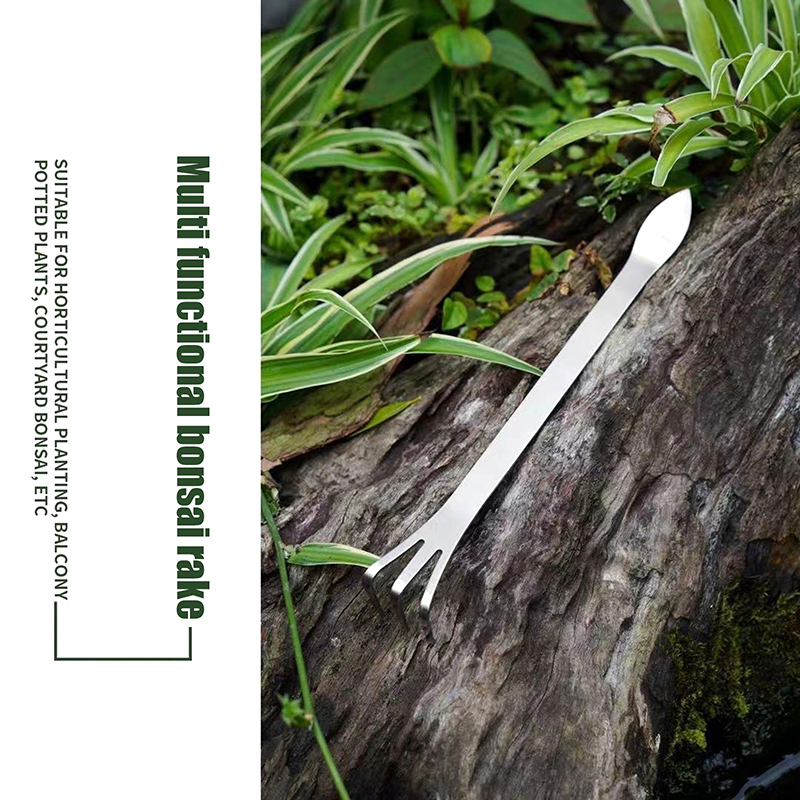 1Pc rastrello per radici in ac - Bonsai Garden Rake recensione e prezzo